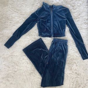 Corduroy track suit